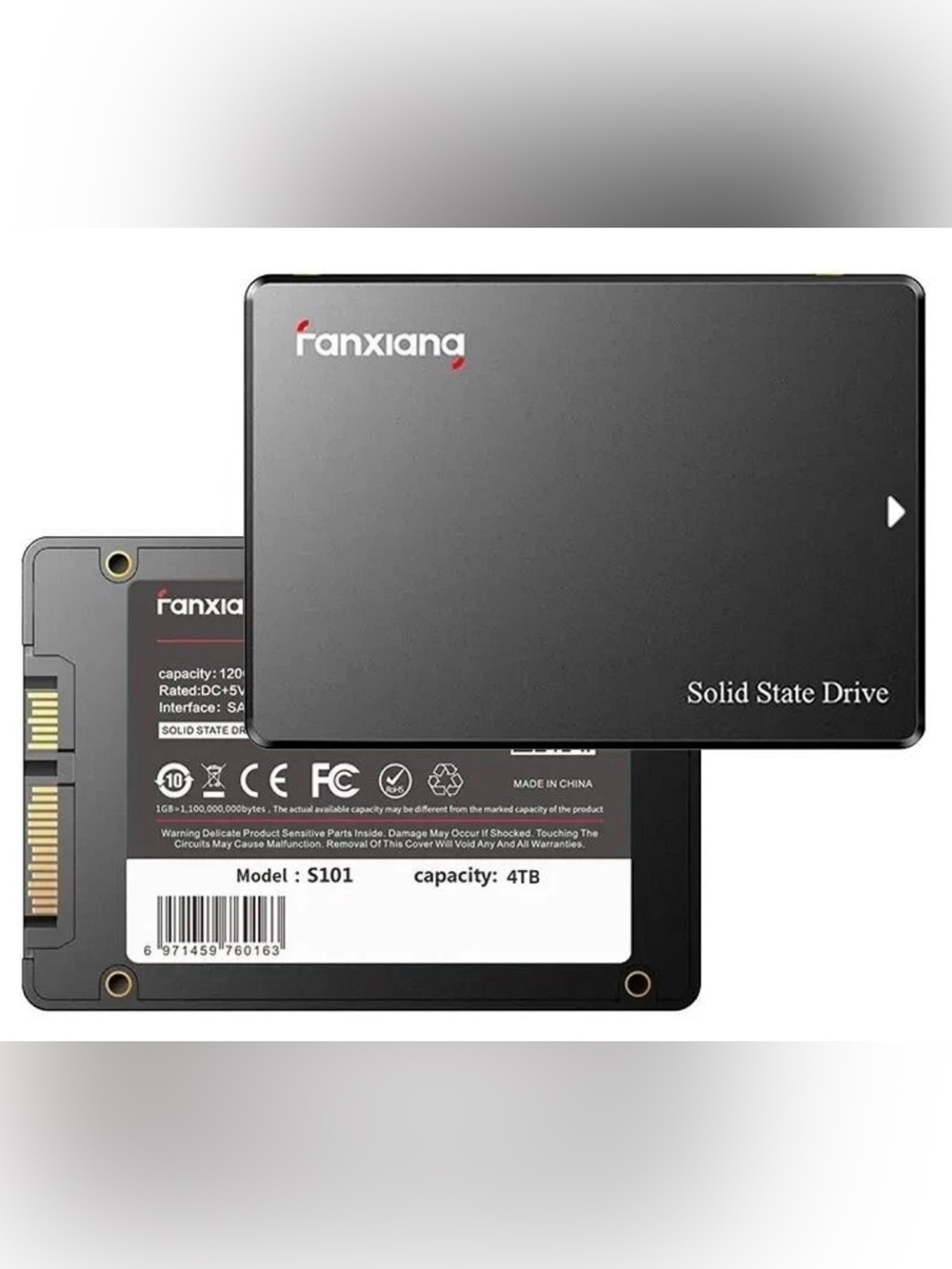 S101 4TB SSD 2.5 SATA III Internal Hard  6Gb/s 550MB/s For PC/MAC/Xbox